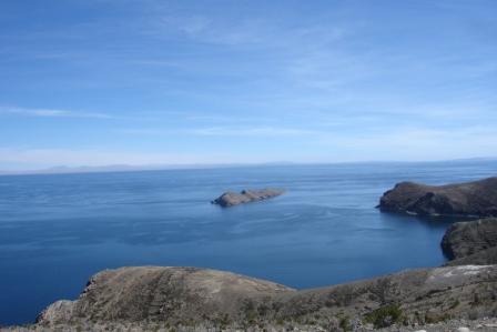 View of Lake Titicaca from Isla del Sol